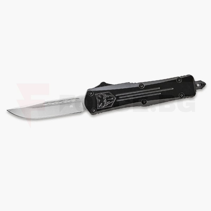 Автоматичен нож CobraTec Large FS-3 OTF Black D2 8.90 см » Force.BG