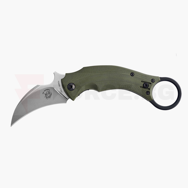 Керамбитов нож Fox Knives Black Bird, OD Green » Force.BG