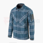 Тактическа риза Helikon-tex MBDU - найлон полиестер - Western Blue Plaid » Force.BG