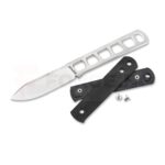 Фиксиран нож Boker Solingen BFF Packlite Black Richlite 6.5 см » Force.BG