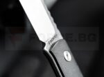 Фиксиран нож Boker Solingen BFF Packlite Black Richlite 6.5 см » Force.BG