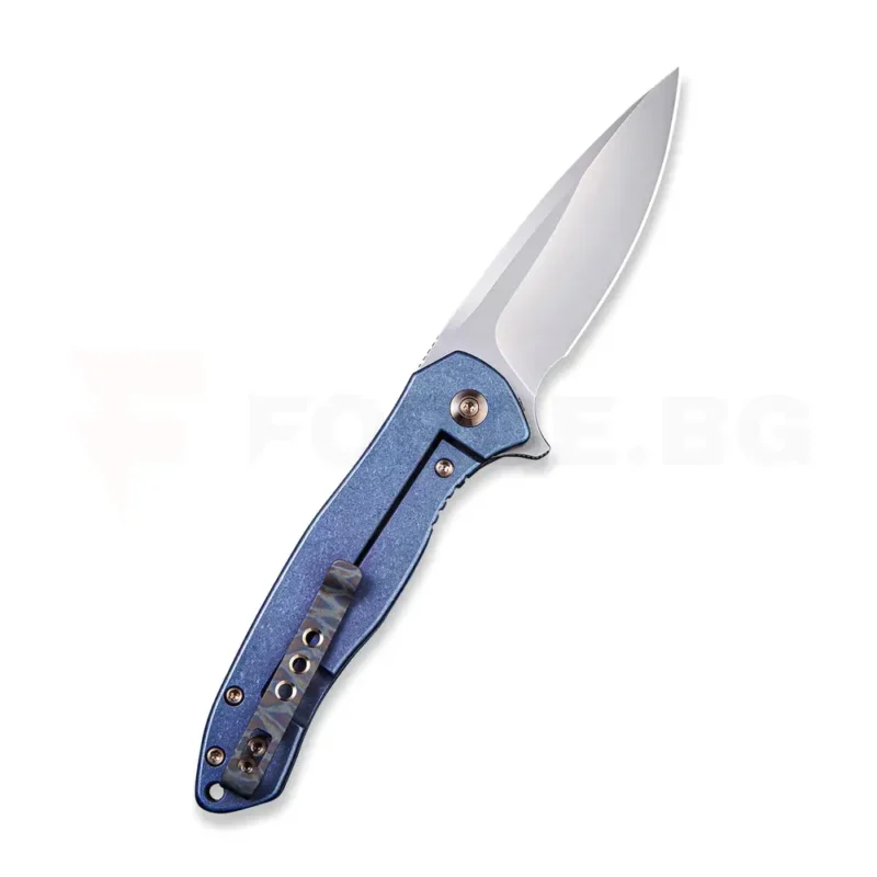 Джобен нож WE Knife Kitefin CPM S35VN Титан Син » Force.BG