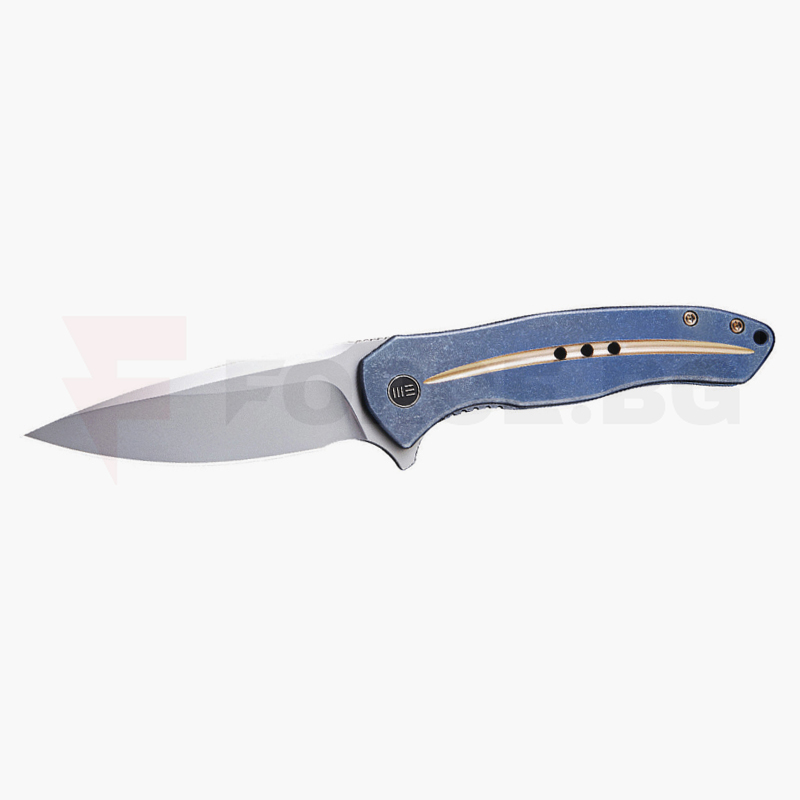 Джобен нож WE Knife Kitefin CPM S35VN Титан Син » Force.BG