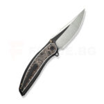 Джобен нож WE Knife Quinseris M390 с титан и въглеродни влакна » Force.BG