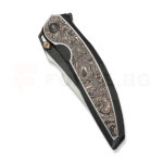 Джобен нож WE Knife Quinseris M390 с титан и въглеродни влакна » Force.BG