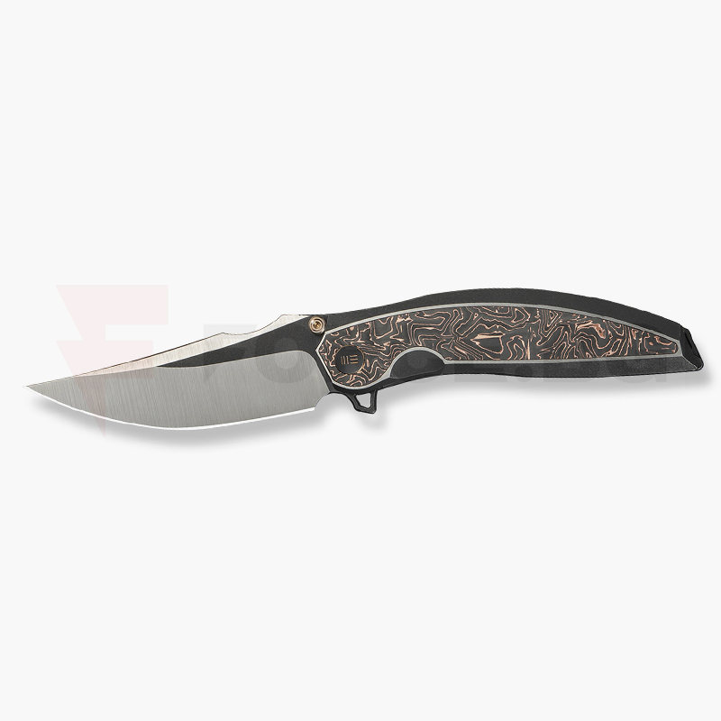 Джобен нож WE Knife Quinseris M390 с титан и въглеродни влакна » Force.BG