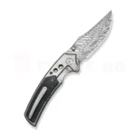 Сгъваем нож WE Knife Skynix Damascus Black & Blue » Force.BG