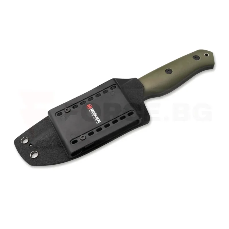 Туристически нож Boker Magnum Bushcraft Drop 440A G10 маслиненозелен » Force.BG