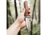Фиксиран нож Boker Magnum Walnut Drop 440A кафяв » Force.BG