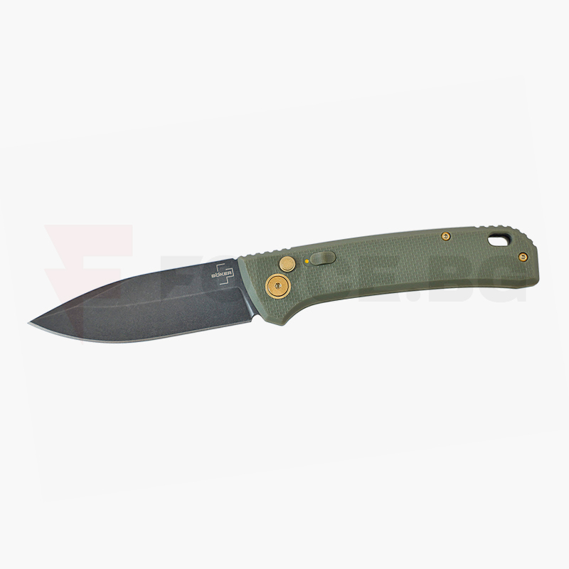 Автоматичен джобен нож Böker Plus FRND OD Green D2 » Force.BG