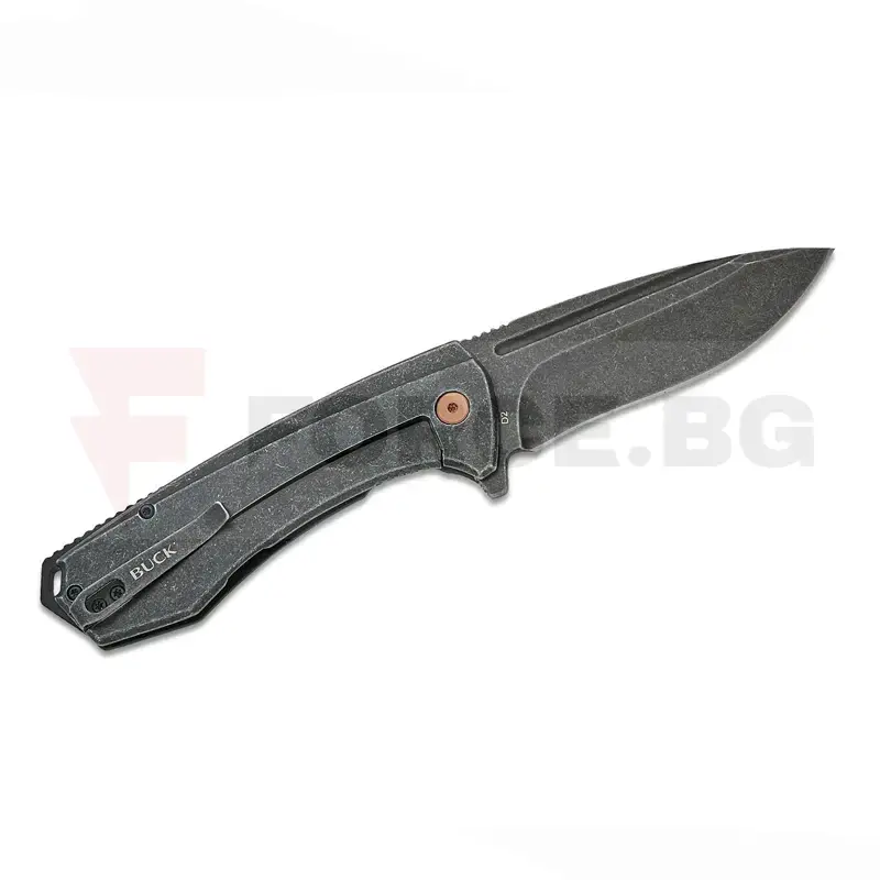 Флипер нож Buck Knives Ruckus D2 Aluminum Black » Force.BG