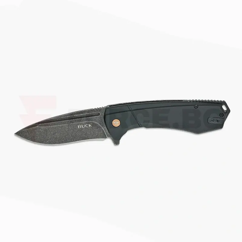 Флипер нож Buck Knives Ruckus D2 Aluminum Black » Force.BG