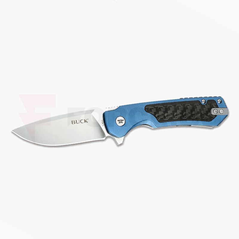 Сгъваем нож Buck Knives Stinger D2 Aluminum Blue » Force.BG