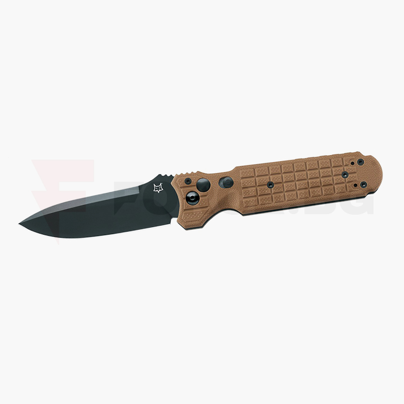 Автоматичен тактически нож FKMD Predator II N690Co Coyote » Force.BG