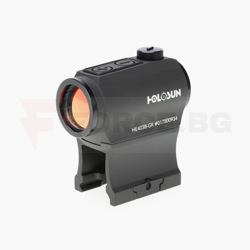 Бързомер с зелена точка Holosun HE403B-GR 20мм » Force.BG