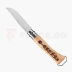 Джобен нож Opinel Slim line №10, огледално острие, маслина+калъф » Force.BG