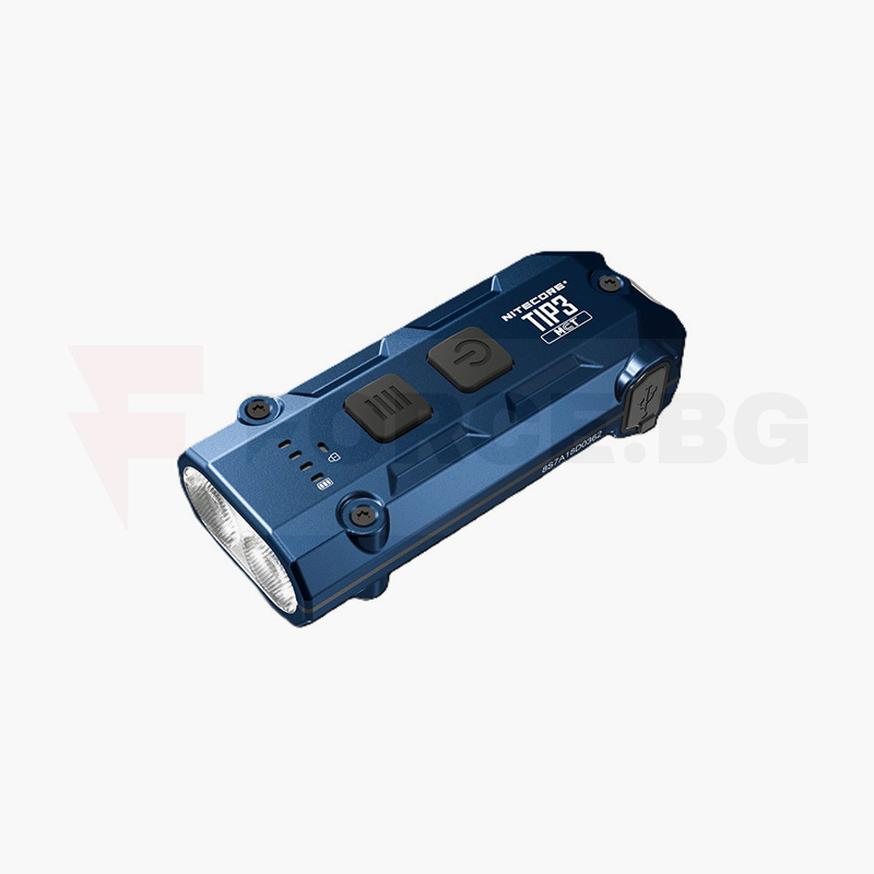 Акумулаторен фенер ключодържател Nitecore TIP3 720 лумена син » Force.BG