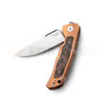 Сгъваем нож LionSteel Q4ttro Bronze Titanium MagnaCut » Force.BG