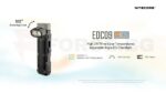 Акумулаторен фенер Nitecore EDC09 1600 лумена » Force.BG