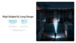 Акумулаторен фенер Nitecore EDC09 1600 лумена » Force.BG