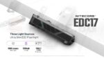 Акумулаторен фенер 3-в-1 Nitecore EDC17 1500 лумена » Force.BG