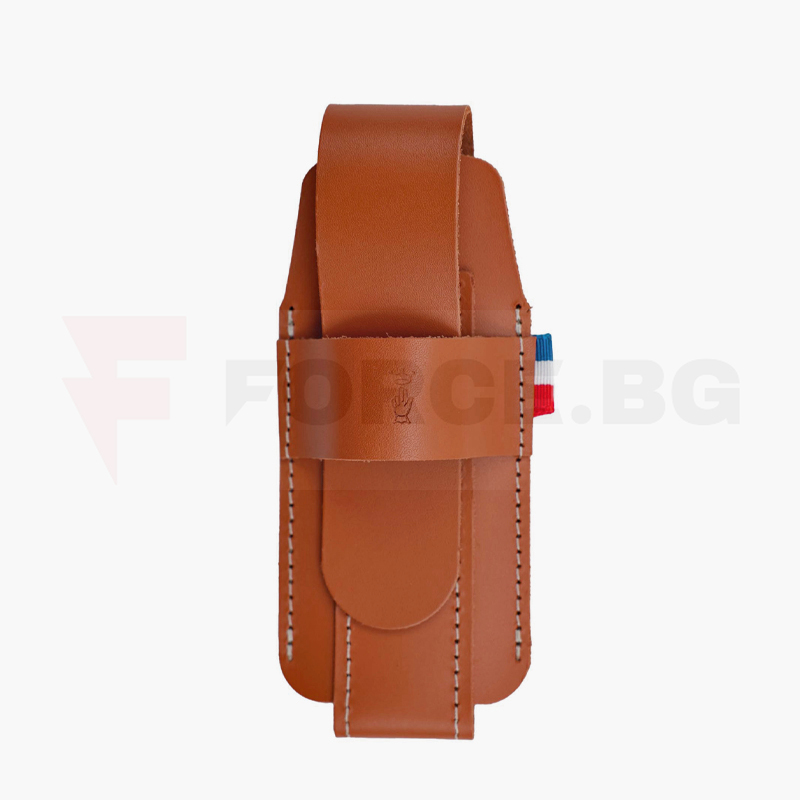 Кожен калъф за нож Opinel FRANCE 2024 Natural Leather » Force.BG