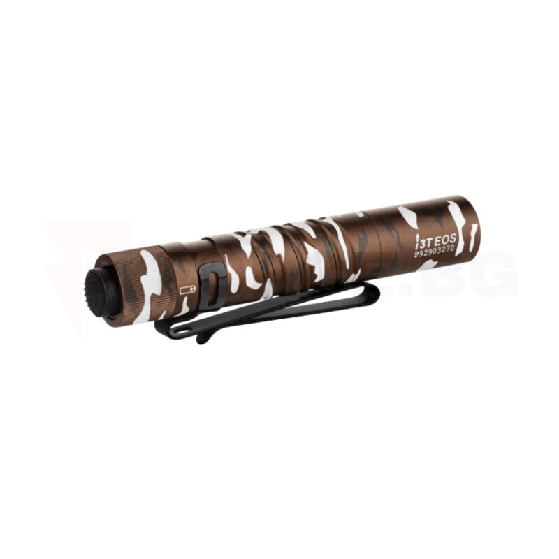 Тактически фенер Olight i3T EOS 180lm Shadow Dune - Компактен EDC » Force.BG