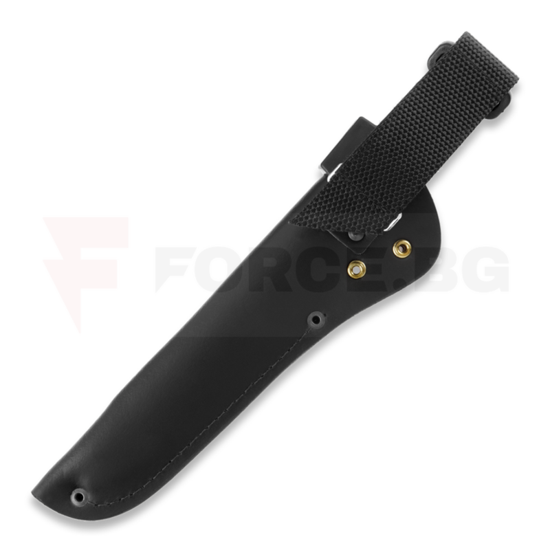 Кания за нож Peltonen Black Leather Sheath 3мм естествена кожа » Force.BG