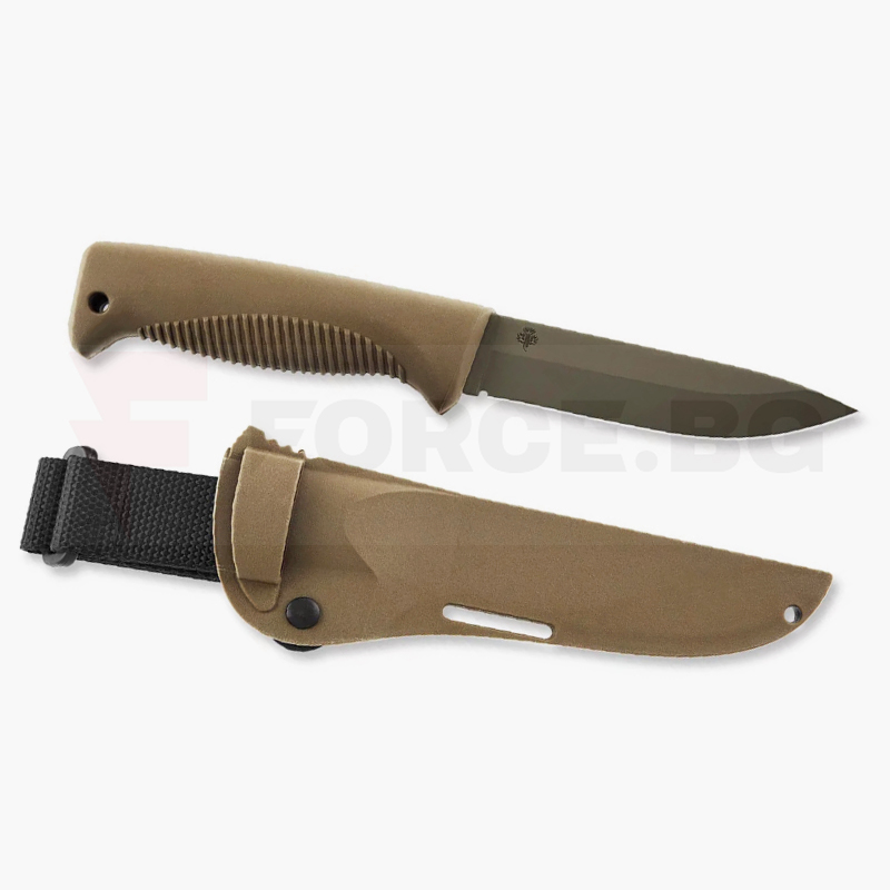 Ловен нож Peltonen M07 Ranger Puukko 80CrV2 PTFE Cerakote Coyote » Force.BG