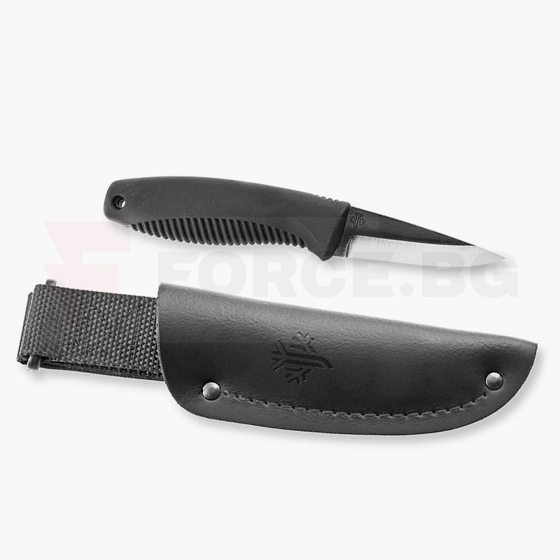 Компактен ловен нож Peltonen Pikkusissi M23 puukko 80CrV2 черен » Force.BG