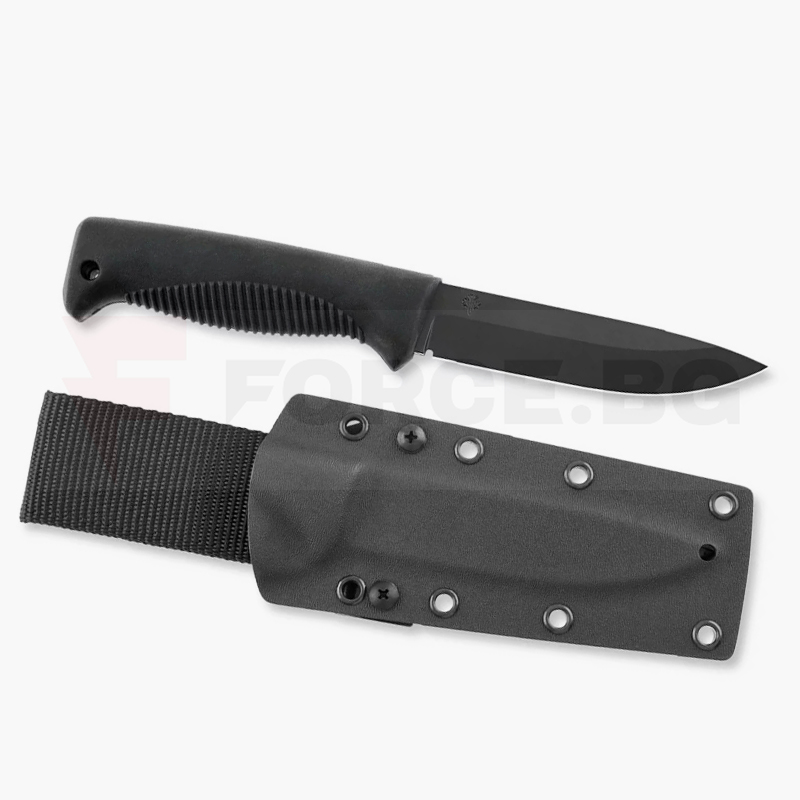 Нож Peltonen M07 Ranger Puukko 80CrV2 PTFE Teflon Black TPE Kydex Sheath » Force.BG