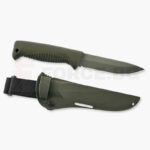 Кания за нож Peltonen Black Leather Sheath 3мм естествена кожа » Force.BG