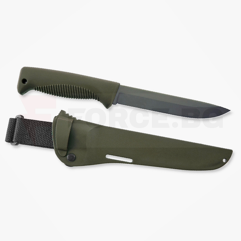 Фиксиран нож Peltonen Sissipuukko M95 Green Cerakote » Force.BG
