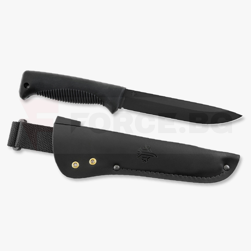 Фиксиран нож Peltonen Sissipuukko M95 PTFE 80CrV2 TPE Black » Force.BG