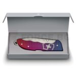 Джобен нож Victorinox Evoke Alox червен/син с алуминиева дръжка » Force.BG