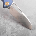 Сгъваем нож титан M390 Vosteed Gavko Leopard син » Force.BG