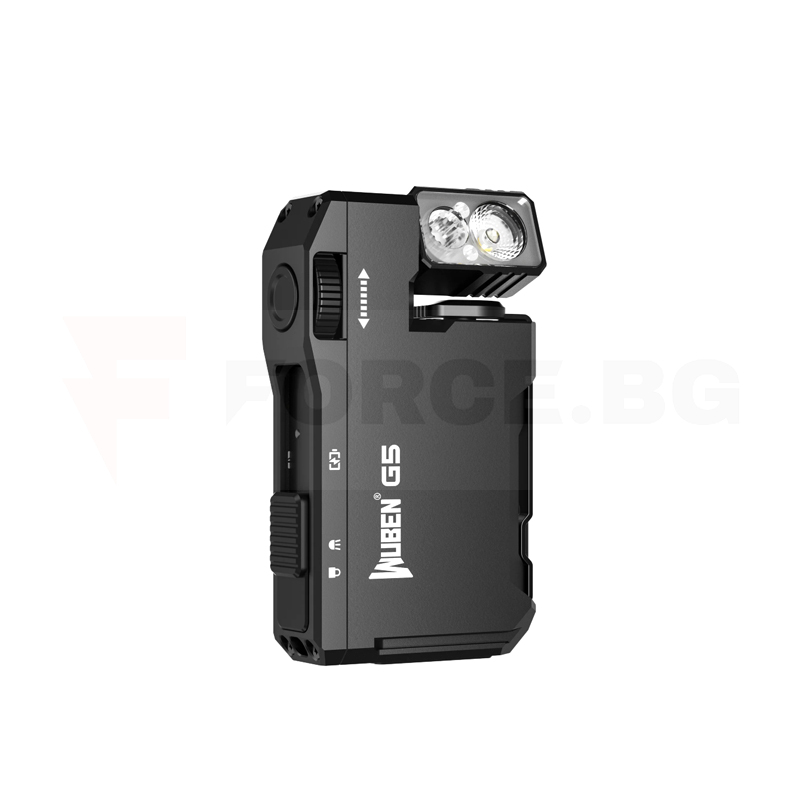 Компактен EDC фенер WUBEN G5 400 lm Black USB-C » Force.BG
