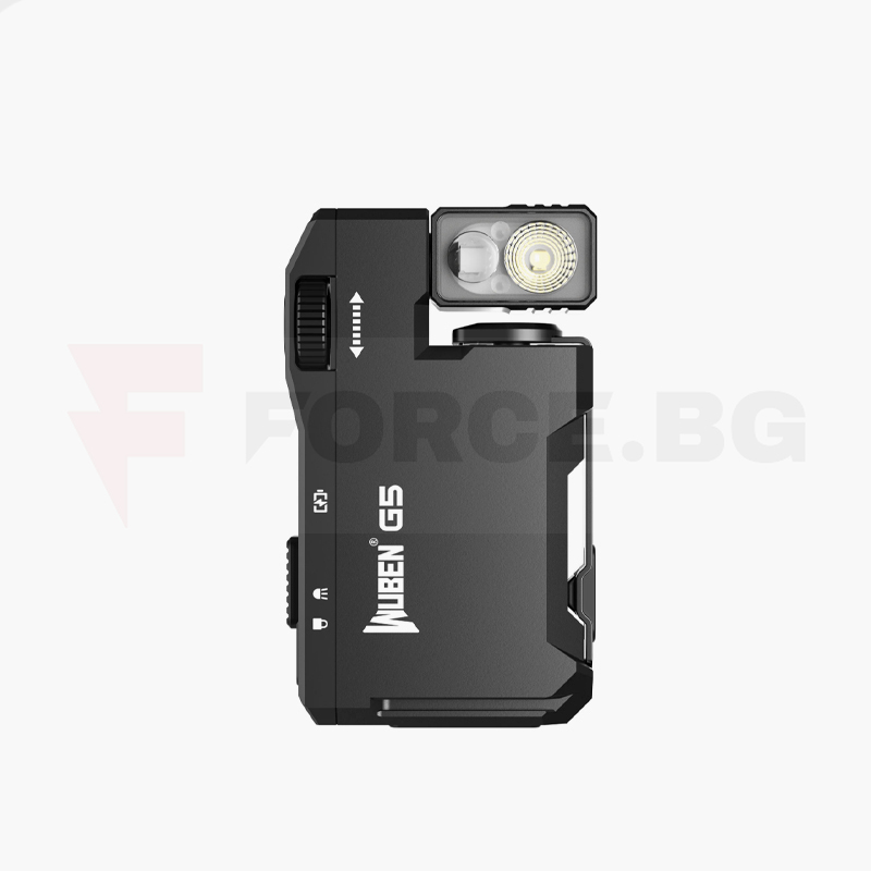 Компактен EDC фенер WUBEN G5 400 lm Black USB-C » Force.BG