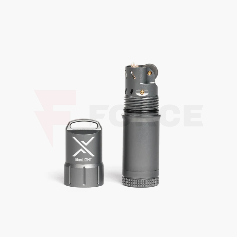 Бензинова запалка Exotac TitanLight Gunmetal - Водоустойчива » Force.BG