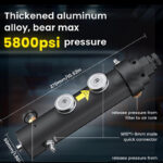 Филтър за въздушен компресор GAOROBAM GX Professional - алуминиев, 5000 PSI » Force.BG