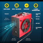 Компресор за въздушно оръжие GAOROBAM GX PUMP E-CS4 400bar 350W » Force.BG