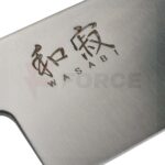 Кухненски нож Сантоку Wasabi Black KAI 6716S 16.5 см » Force.BG