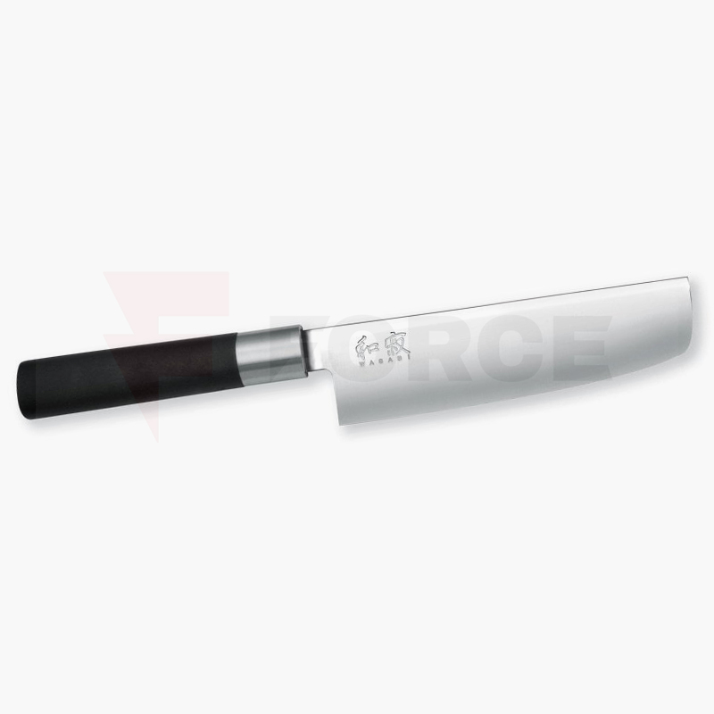 Кухненски нож за зеленчуци Wasabi Black Nakiri KAI 6716N » Force.BG