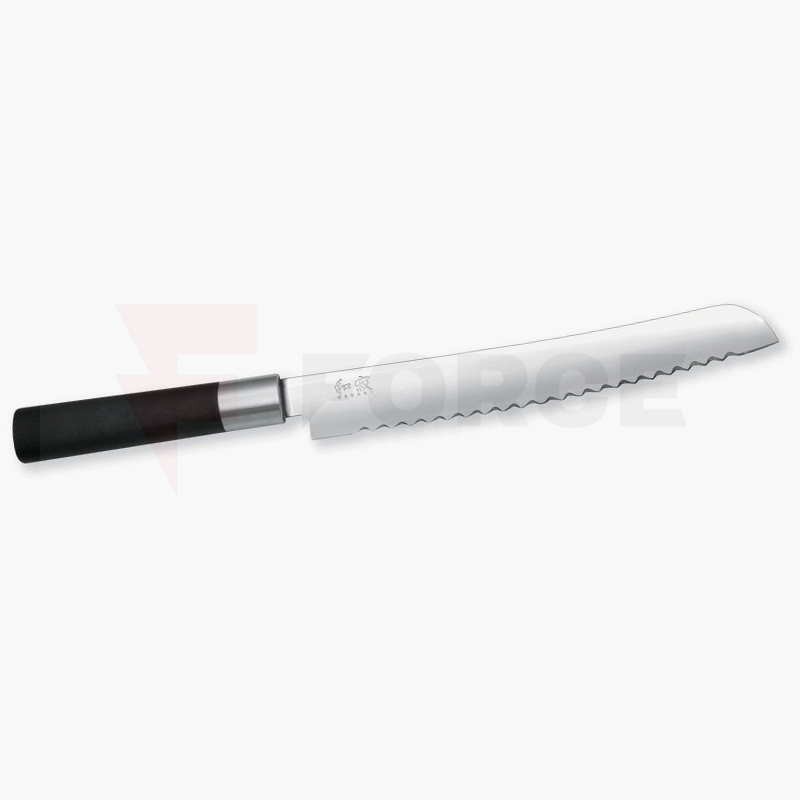 Кухненски нож за хляб Wasabi Black KAI 6723B 23 см » Force.BG