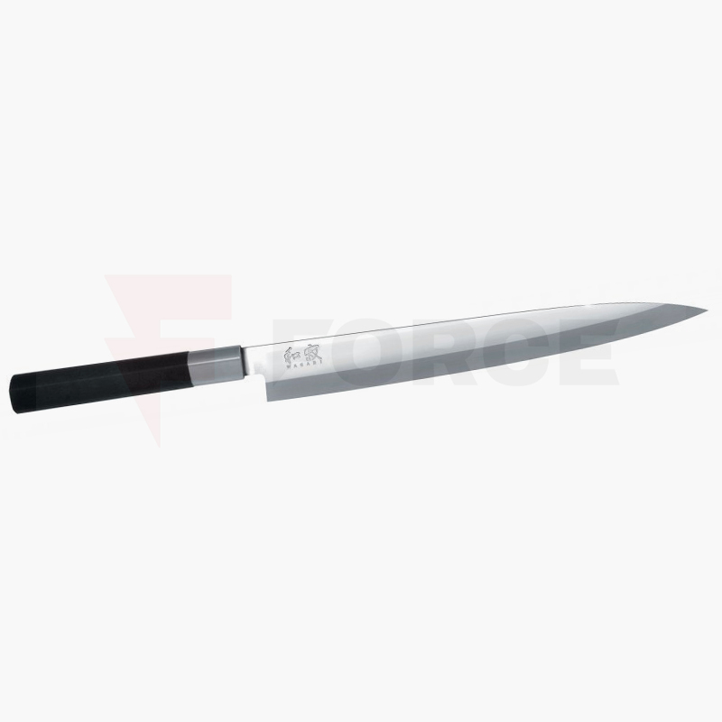 Кухненски нож за суши Yanagiba Wasabi Black KAI 6724Y 24см » Force.BG