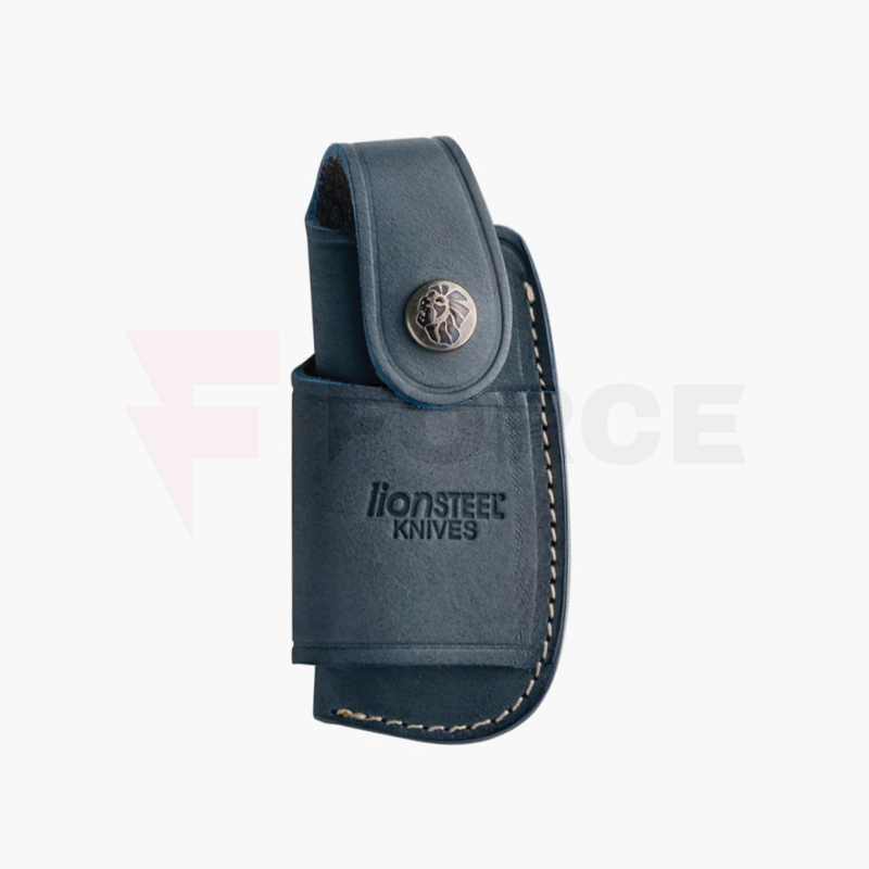 Кожен калъф за нож LionSteel син - вертикално и хоризонтално носене » Force.BG