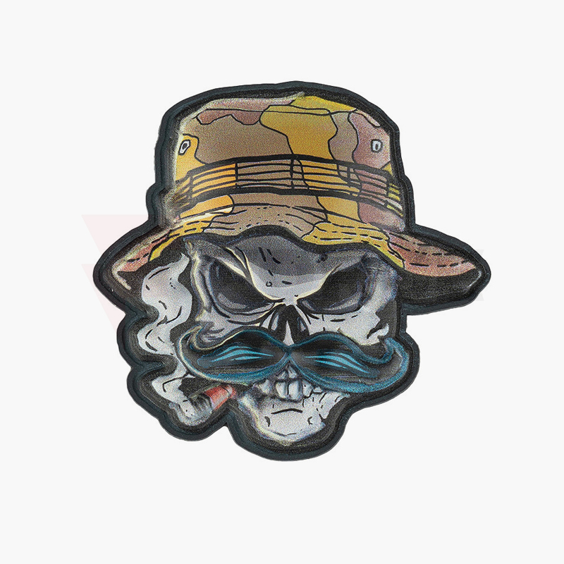 Тактически пач 101 INC 3D UV Skull Bush Ranger 8.4x8.9 см » Force.BG