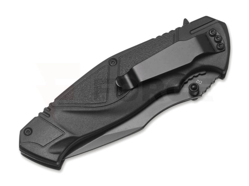Тактически сгъваем нож Boker Plus All Black Pro D2 Синтетична дръжка Черен » Force.BG