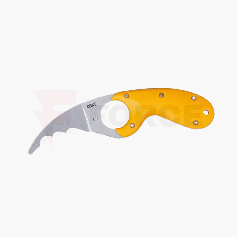 Фиксиран нож CRKT Bear Claw AUS-8 Жълт » Force.BG