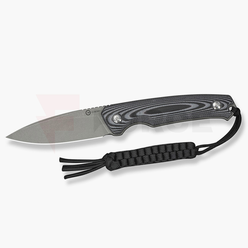 Бушкрафт нож CIVIVI Altus Fixed 14C28N сиво-черен G10 » Force.BG